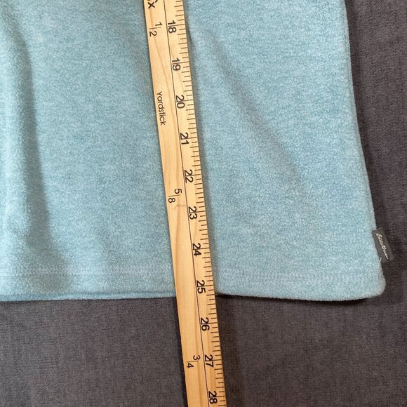 Eddie Bauer Light Blue Half-Zip Pullover Fleece Sweatshirt Casual Womens Size S - Picture 9 of 10